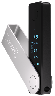 Ledger Nano X cryptocurrency hardware wallet with Bluetooth