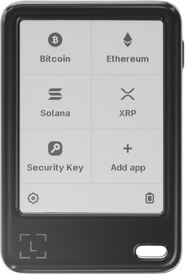 Ledger Nano Gen5 hardware wallet with E-Ink touchscreen display