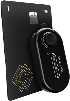 Monedero hardware sin semilla Cypherock X1: Vault y tarjetas inteligentes NFC X1