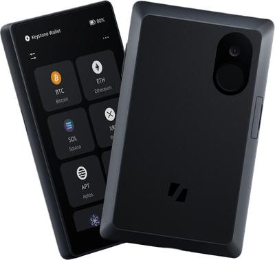 Keystone Pro 3 hardware wallet with 4-inch color touchscreen