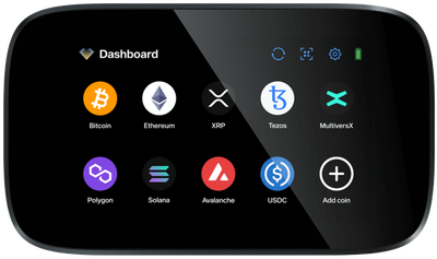 Ngrave Zero air-gapped Hardware-Wallet mit großem Farb-Touchscreen