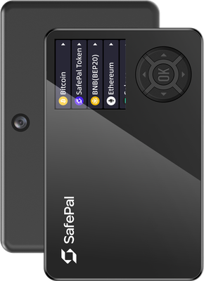 SafePal S1 air-gapped cryptocurrency hardware wallet with QR connectivity