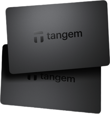 Tangem Wallet 2-Cards NFC hardware wallet cards