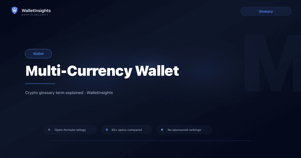 Multi-Currency Wallet Explained — Crypto Wallet Term (2026 ...