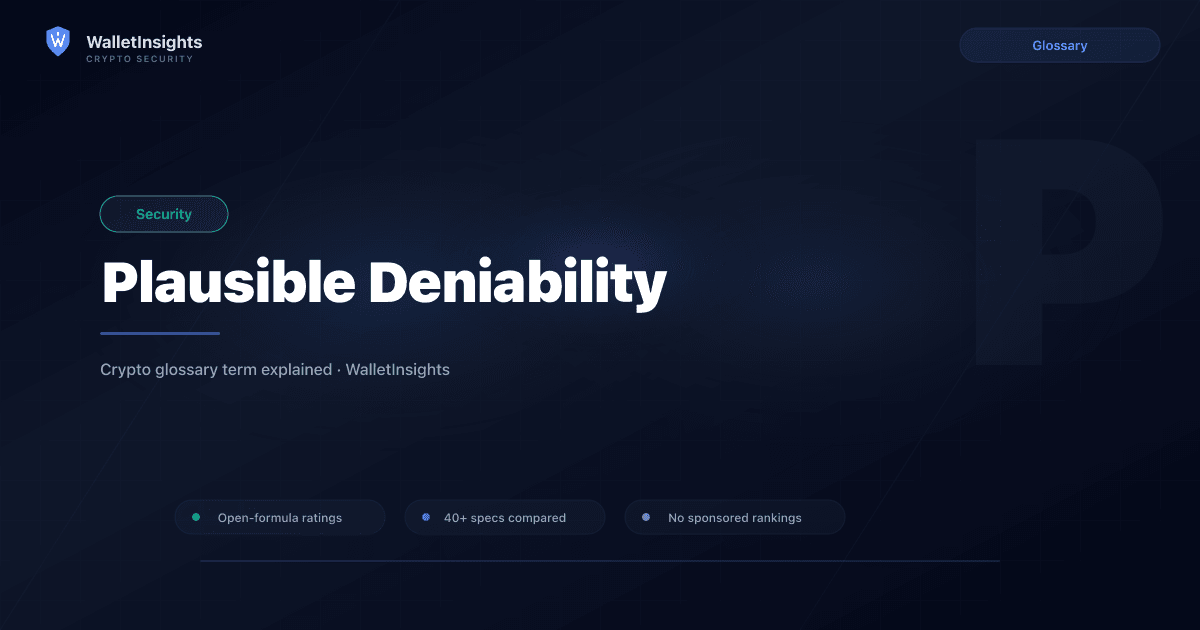 Plausible Deniability Explained — Meaning & Examples (2026 ...