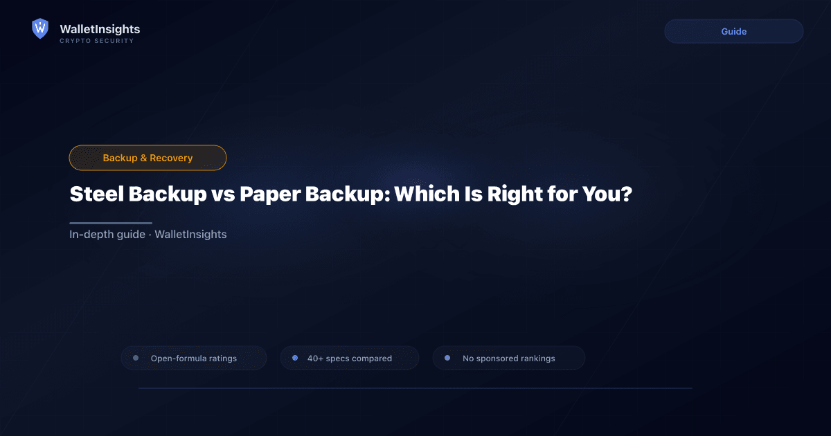 Paperback Paper Backup Steel Backup vs Paper Backup: Which Is Better in 2026?